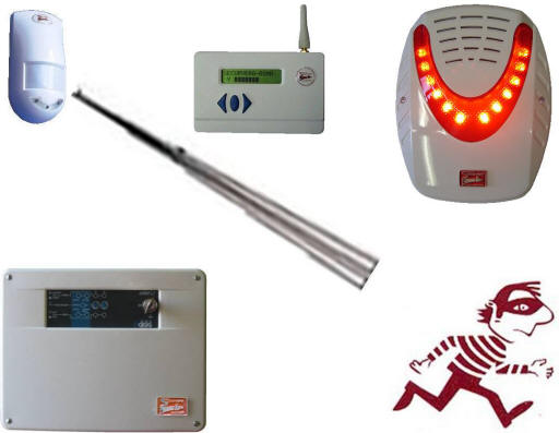Antifurto Sirena Vito Diana 2 Teleallarm Sincler Securvera