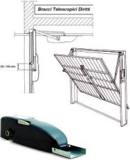 Motore Porta Basculante 24/220 V. Bracci Securvera