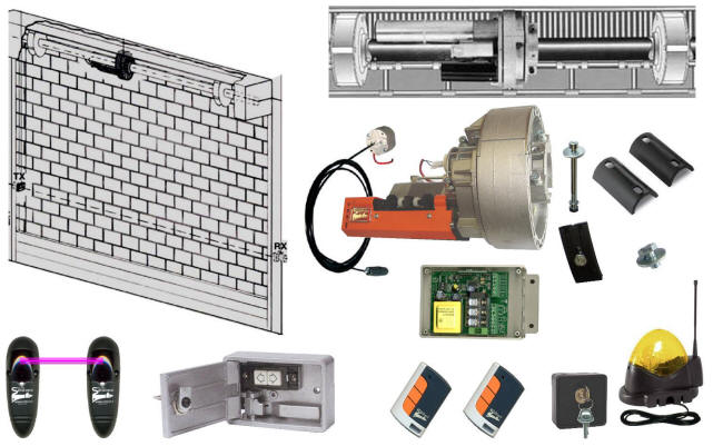 Serranda Saracinesca Kit Automatismo 220 V. Securvera