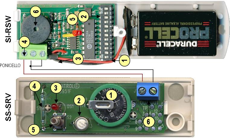 Schema di Collegamento sul Radioswitch