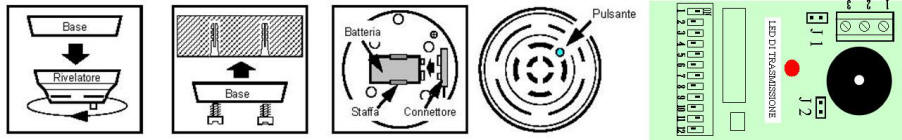 Schema e Applicazione del Rivelatore di Fumo