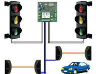 Impianto Semaforico Controllato 3 Luci 2 Semafori Securvera