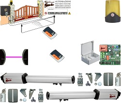 Kit Automatismo 220 V Cancello 2 Ante