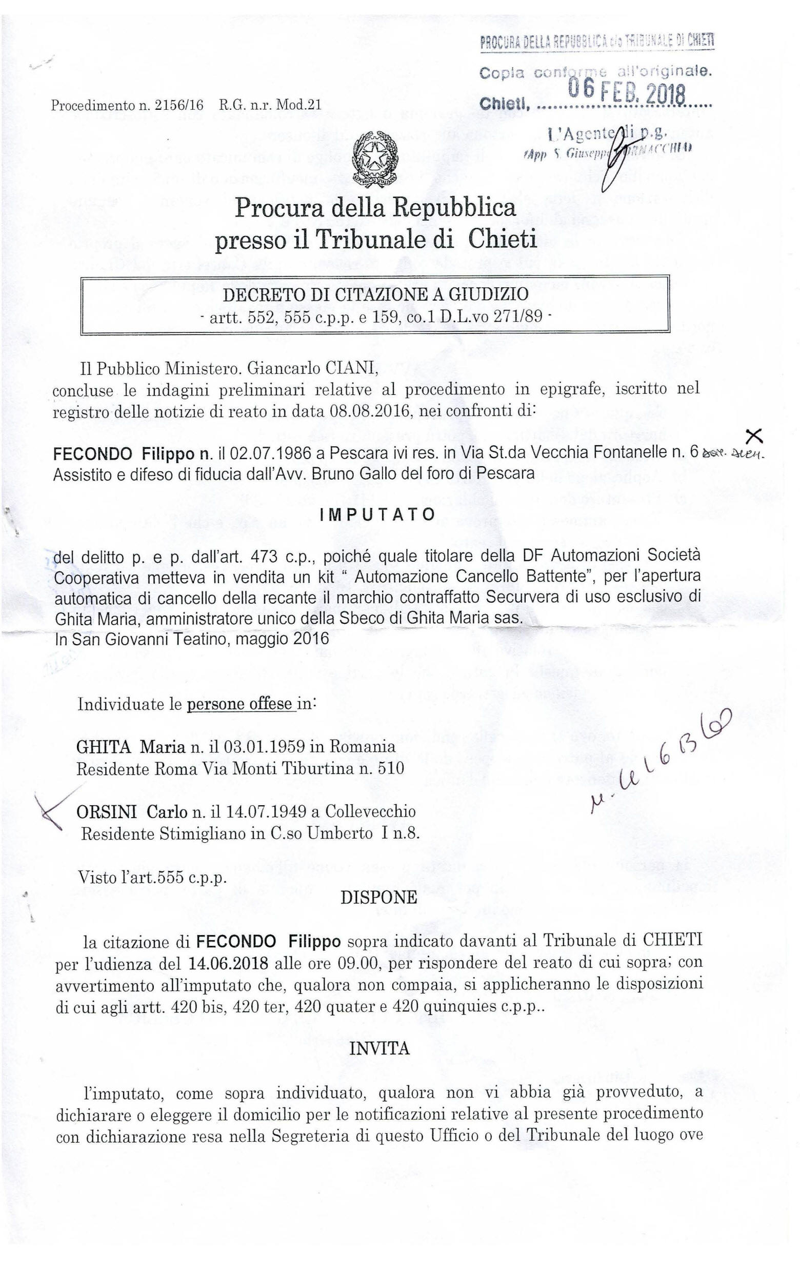 dieffematic dfmautomazioni Filippo Fecondo